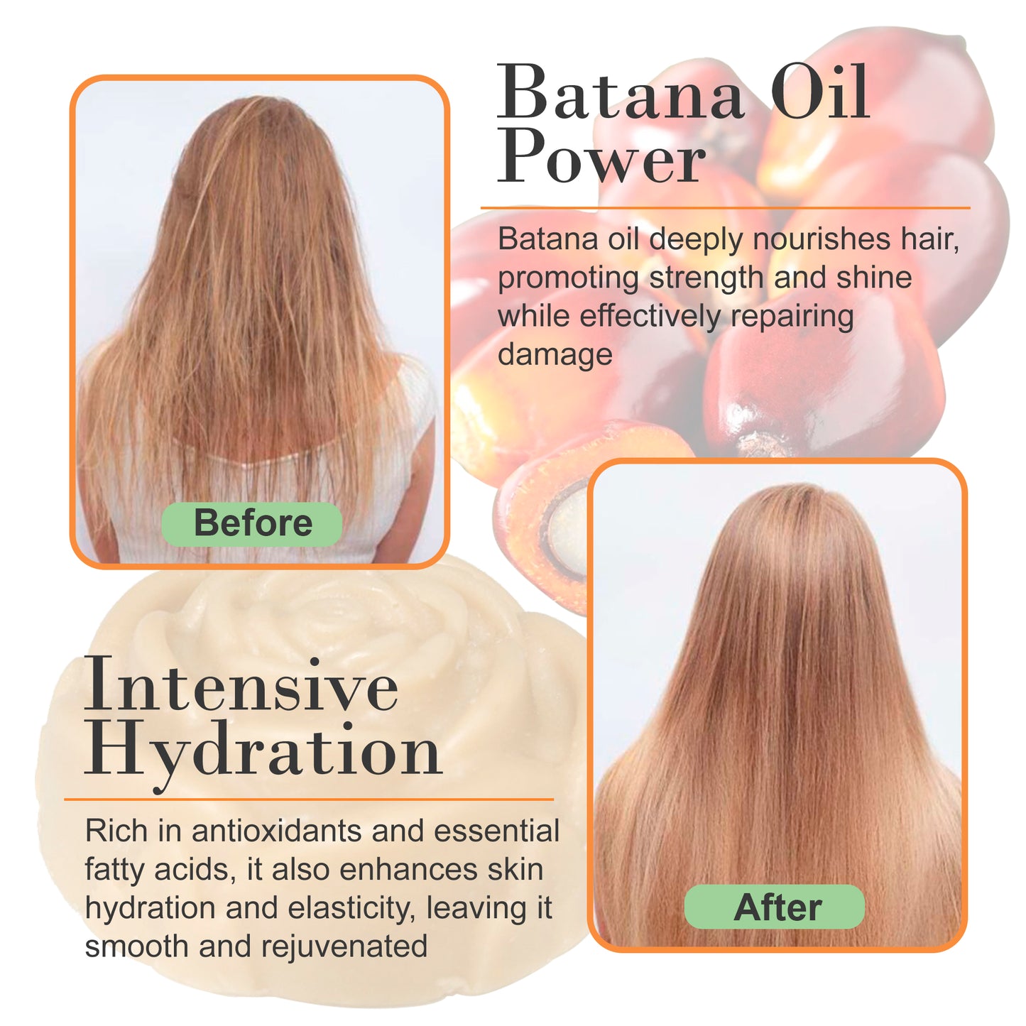 BATANA OIL for HAIR GROWTH Conditioner Bar