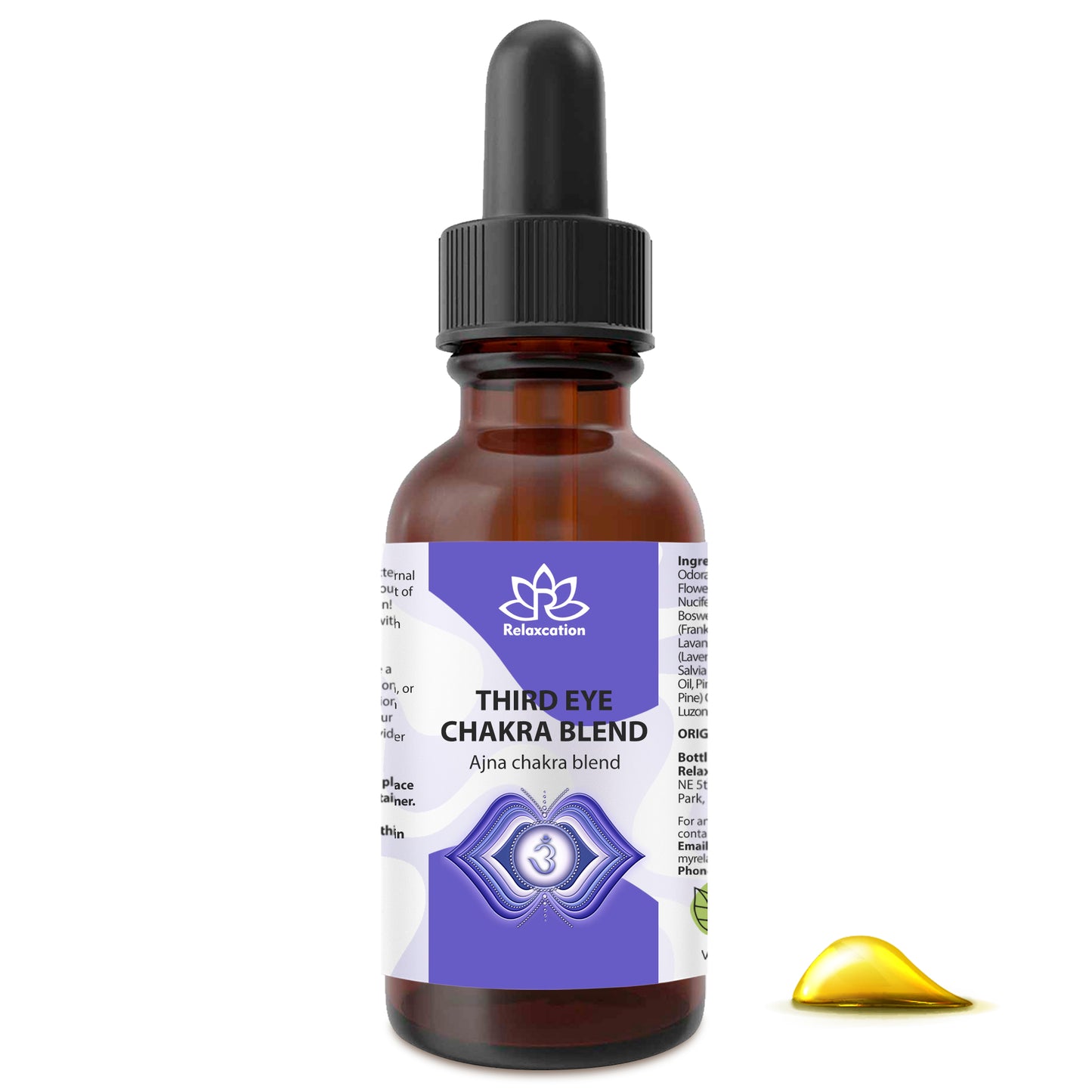 Third Eye Chakra Essential Oil Blend – Ajna