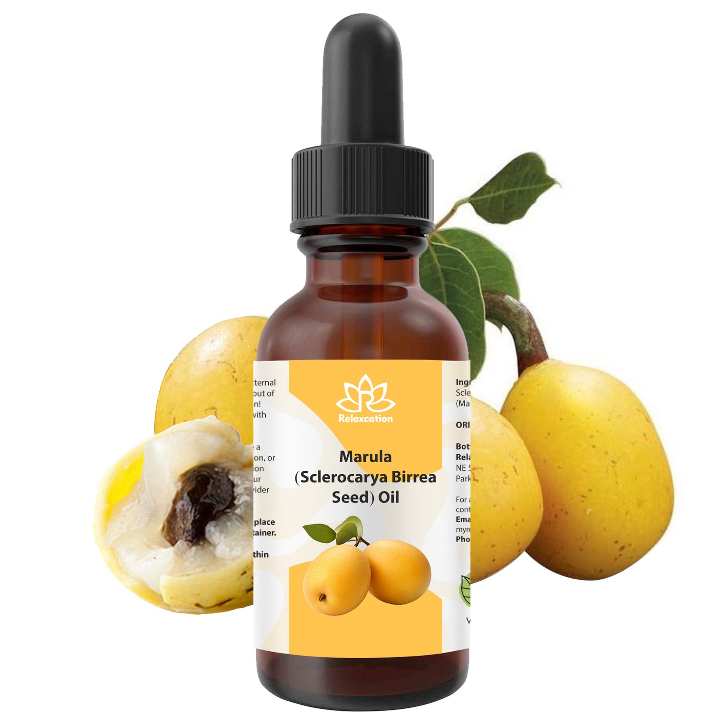 3 Hair Growth Oils Set - Soursop Oil, Black Seed Cumin Oil & Marula Oil 1oz/each