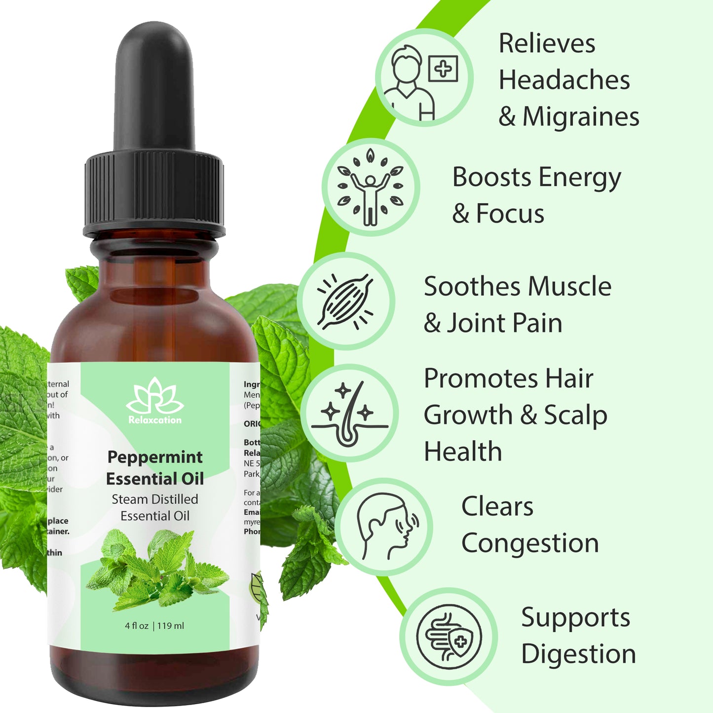 Pure Peppermint Essential Oil