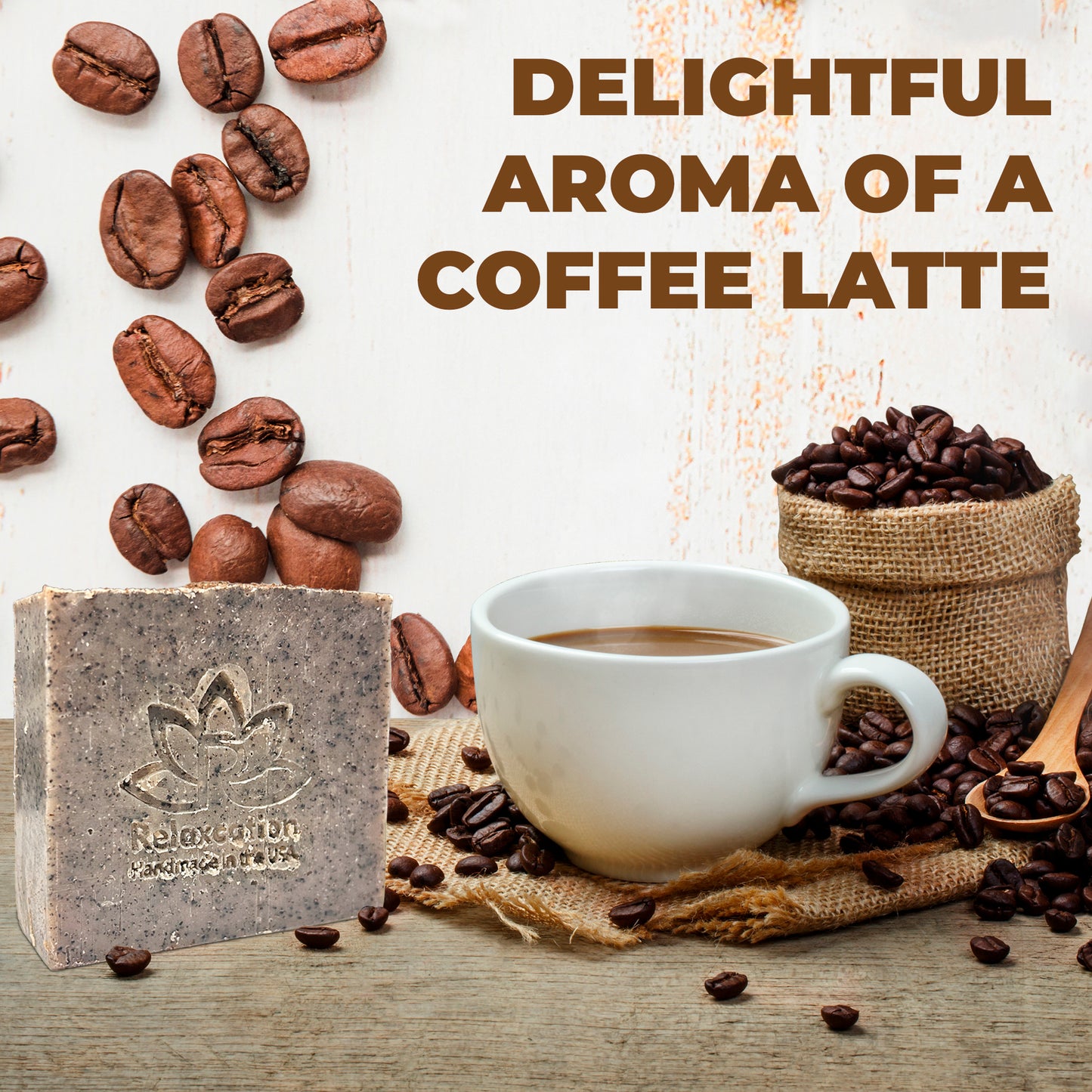 Coffee Scrub Natural Soap Bar - Exfoliating