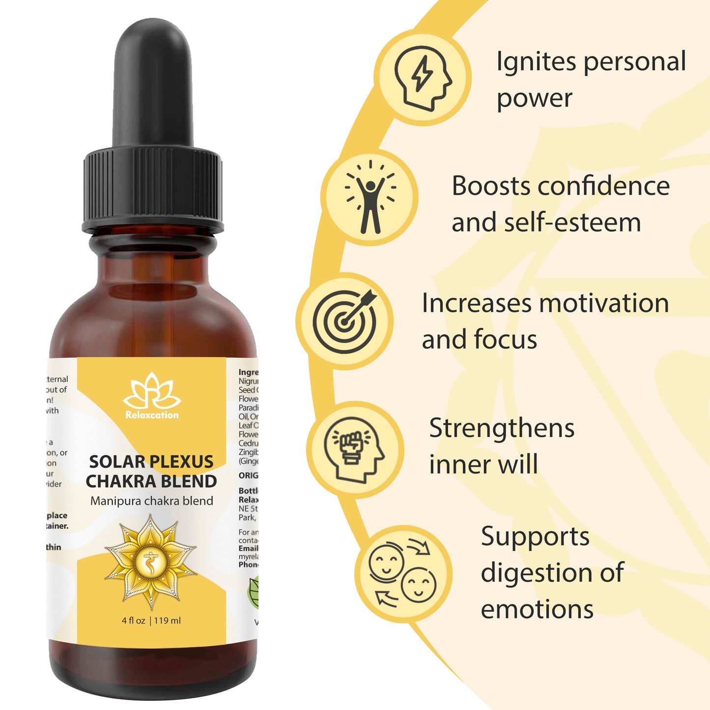 Solar Plexus Chakra Essential Oil Blend – Manipura