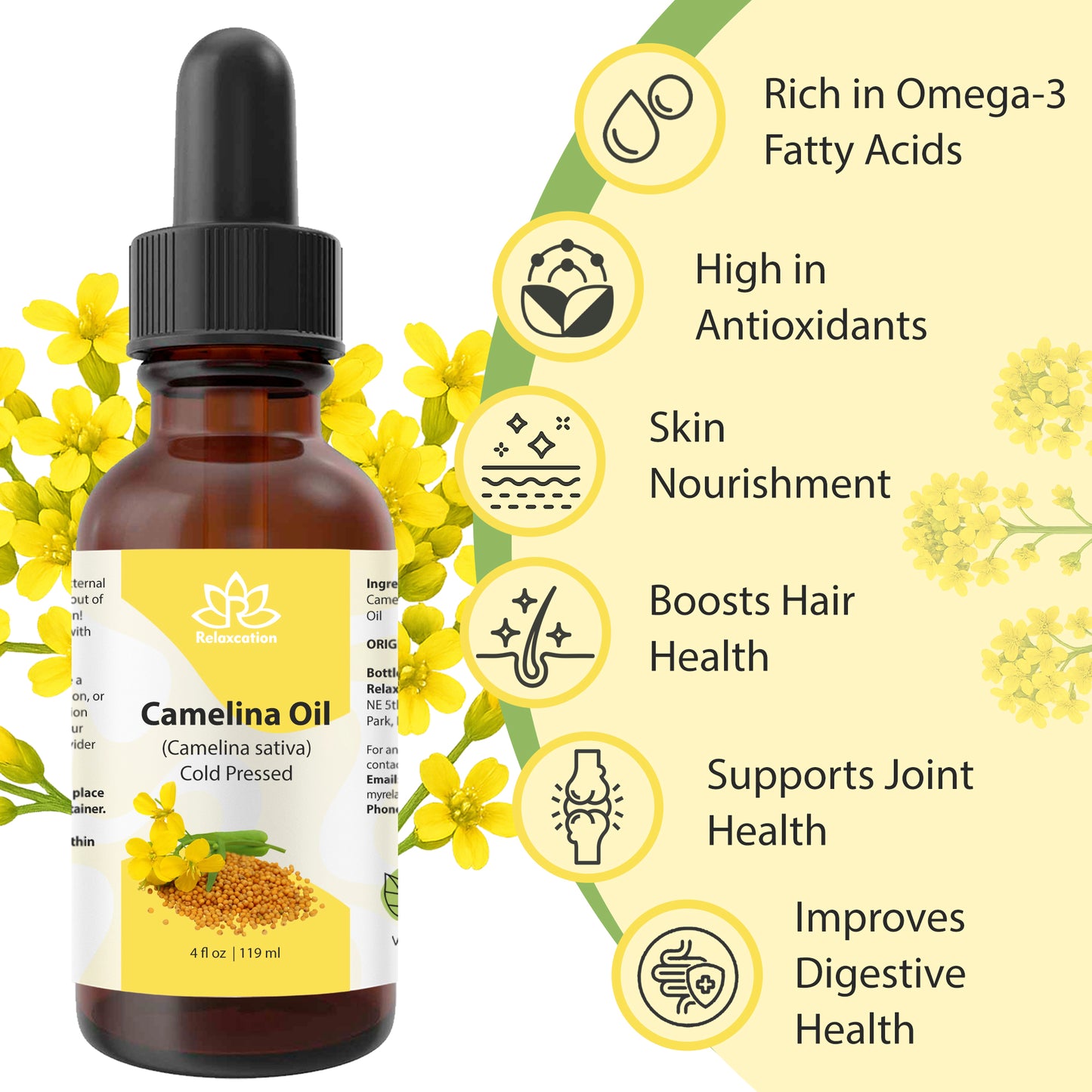 Camelina Oil – Cold Pressed "Gold of Pleasure"