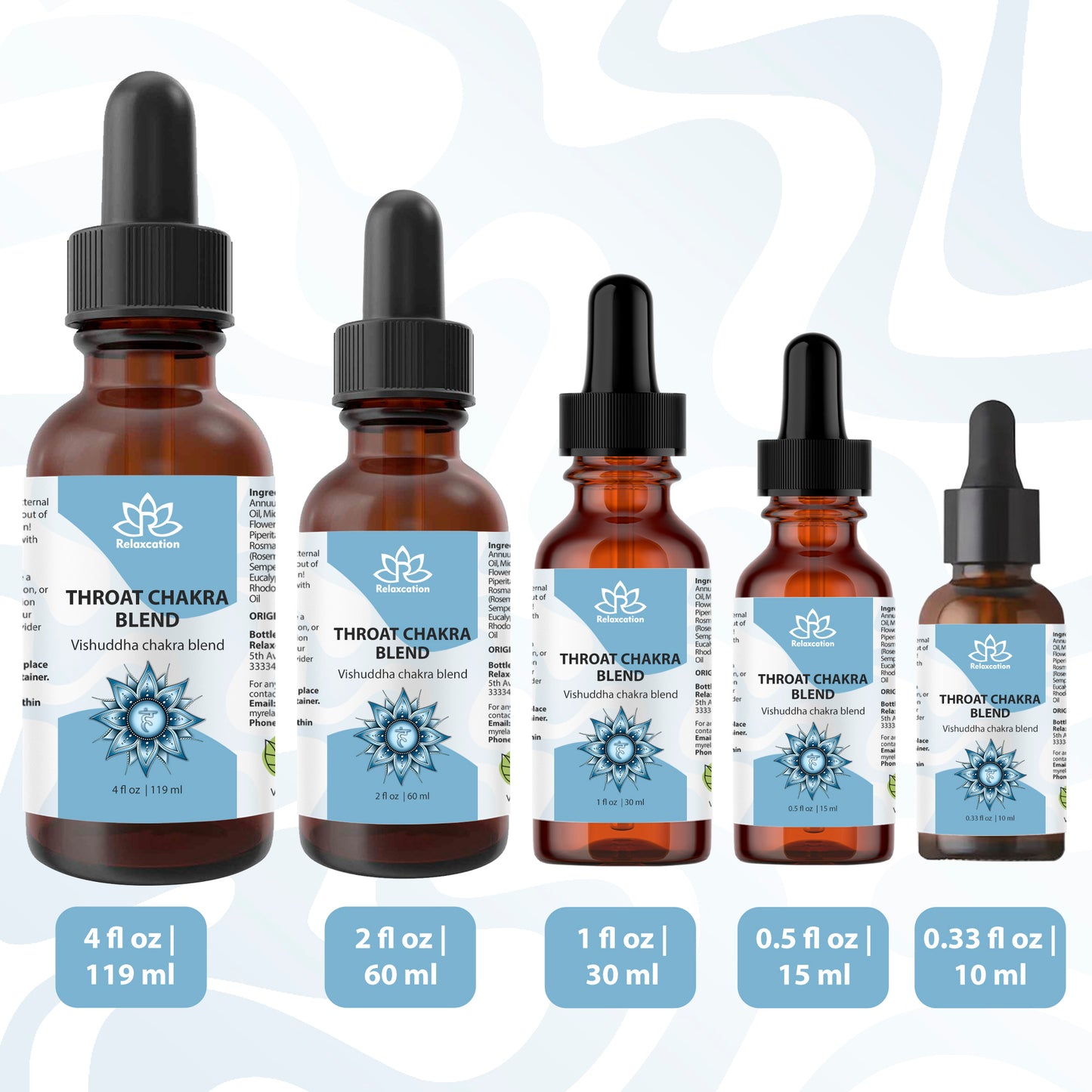 Throat Chakra Essential Oil Blend – Vishuddha