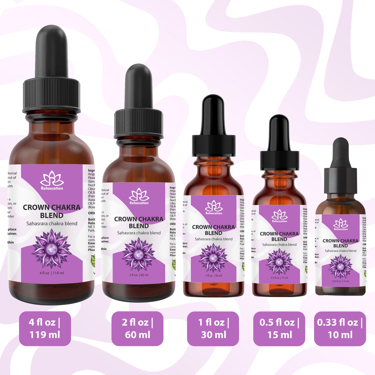Crown Chakra Essential Oil Blend – Sahasrara