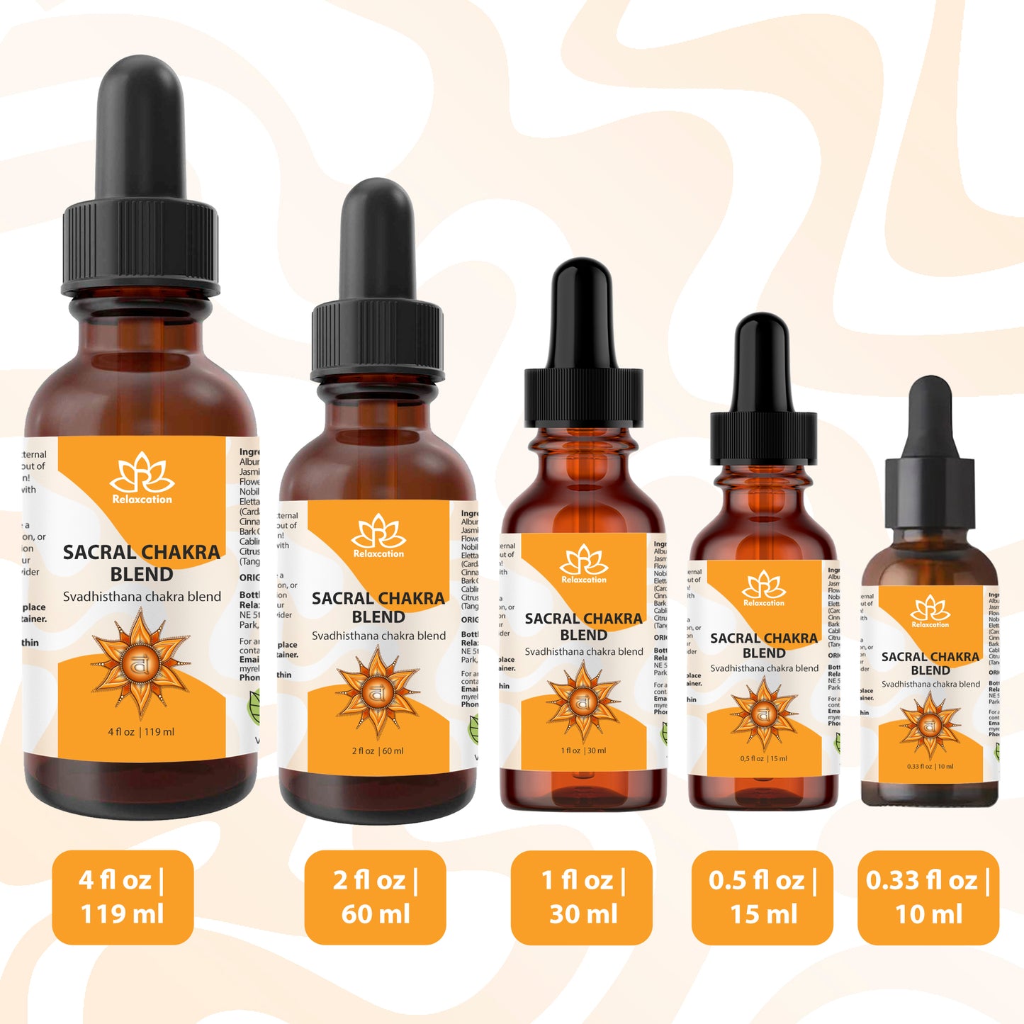 Sacral Chakra Essential Oil Blend – Svadhisthana