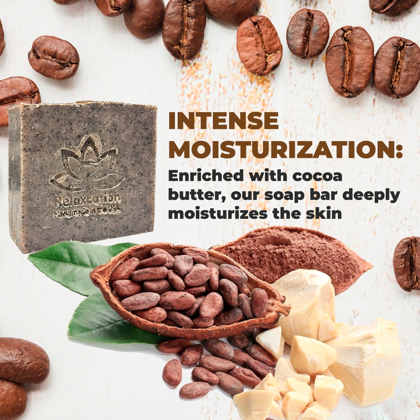 Coffee Scrub Natural Soap Bar - Exfoliating