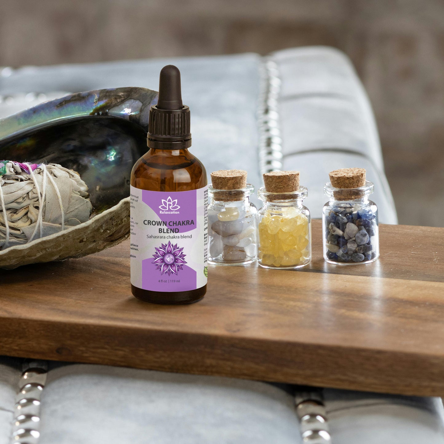 Crown Chakra Essential Oil Blend – Sahasrara