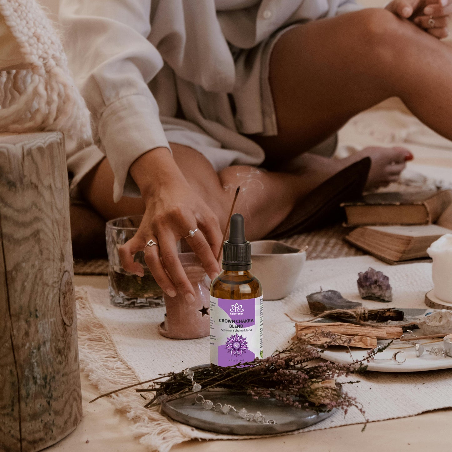 Crown Chakra Essential Oil Blend – Sahasrara
