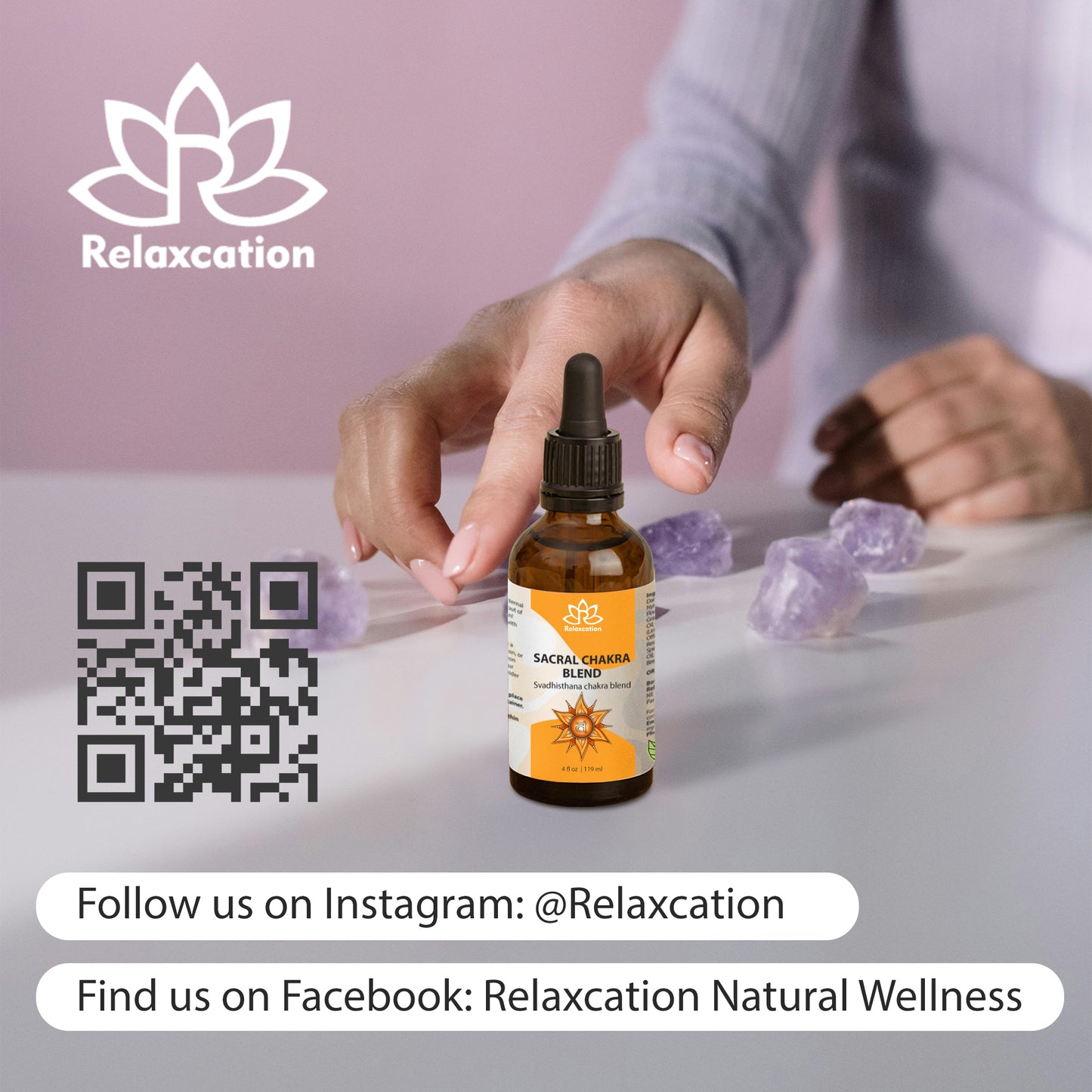 Sacral Chakra Essential Oil Blend – Svadhisthana