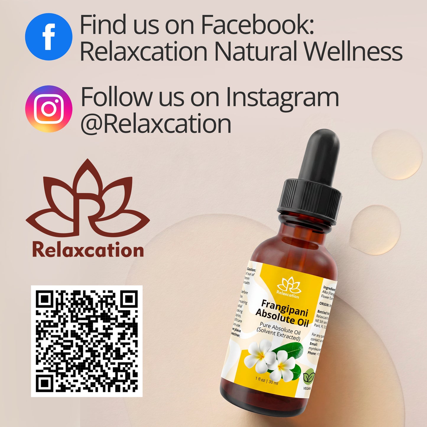 Frangipani Oil – Tropical Floral Beauty Oil for Skin, Hair & Aromatic Blends
