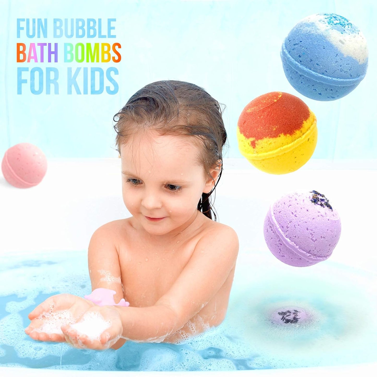 3 Big Bath Bombs for Kids with SECRETS LIFE OF PETS Toys Inside