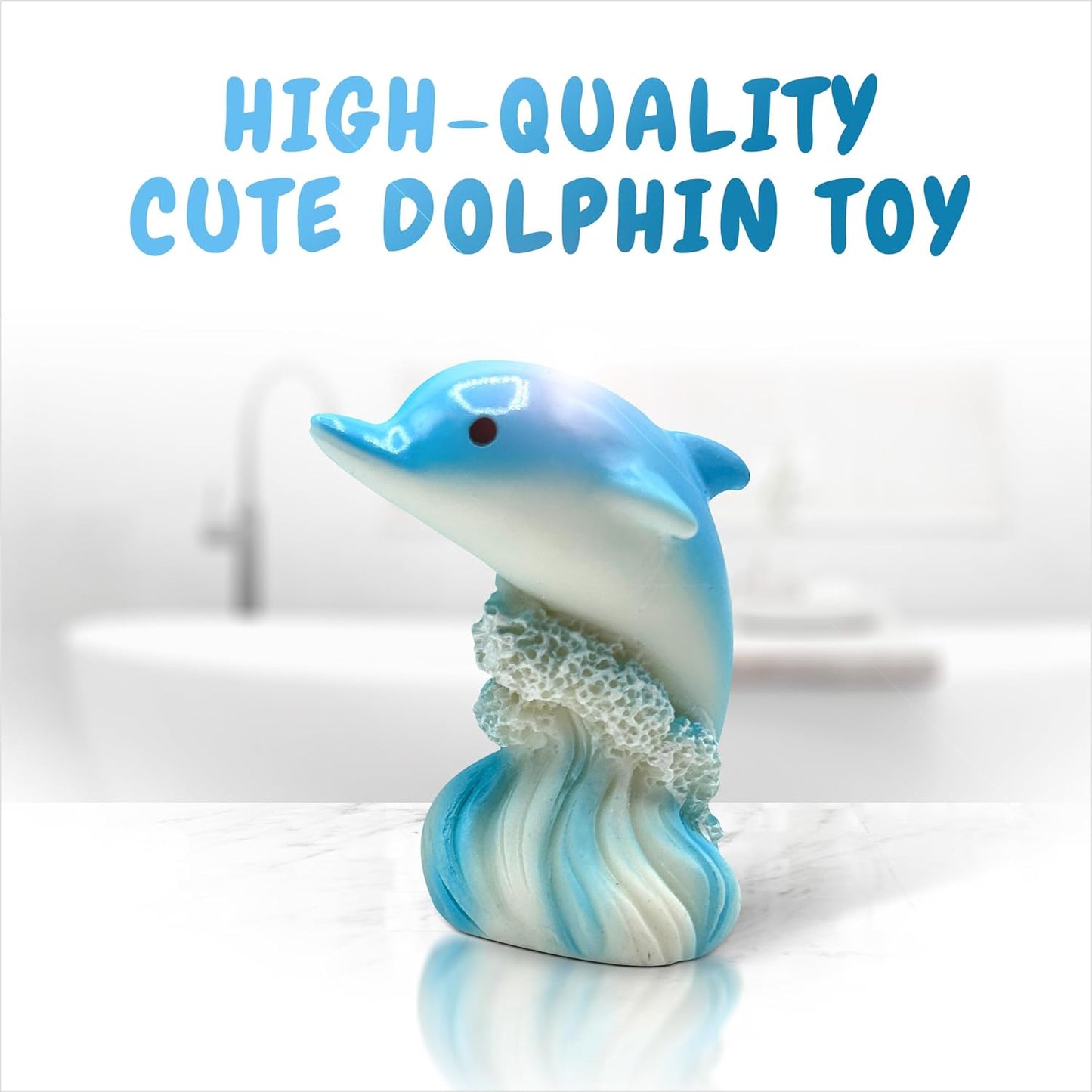 Dolphin Toy Bath Bomb for Kids with Surprise Inside