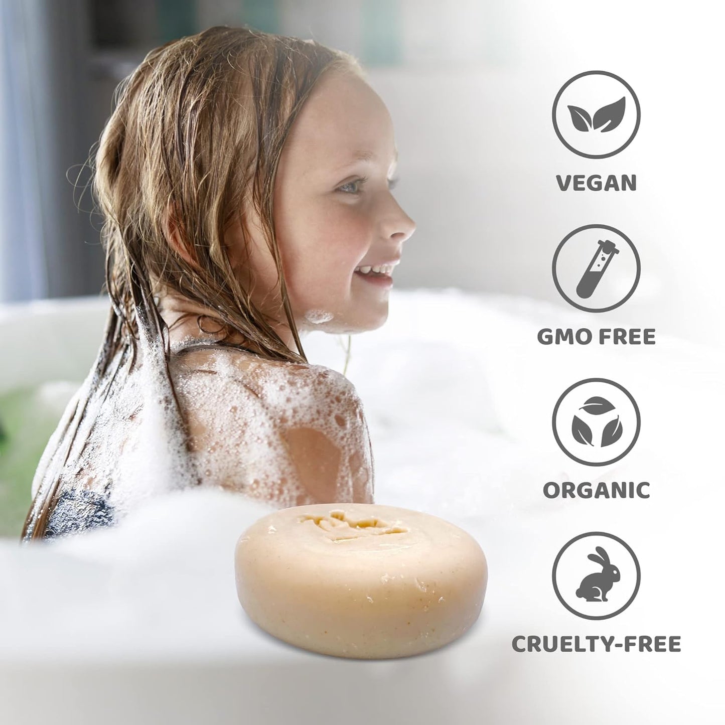 Baby Soap Bars with Greek Yogurt and Coconut Milk (Set of 6)