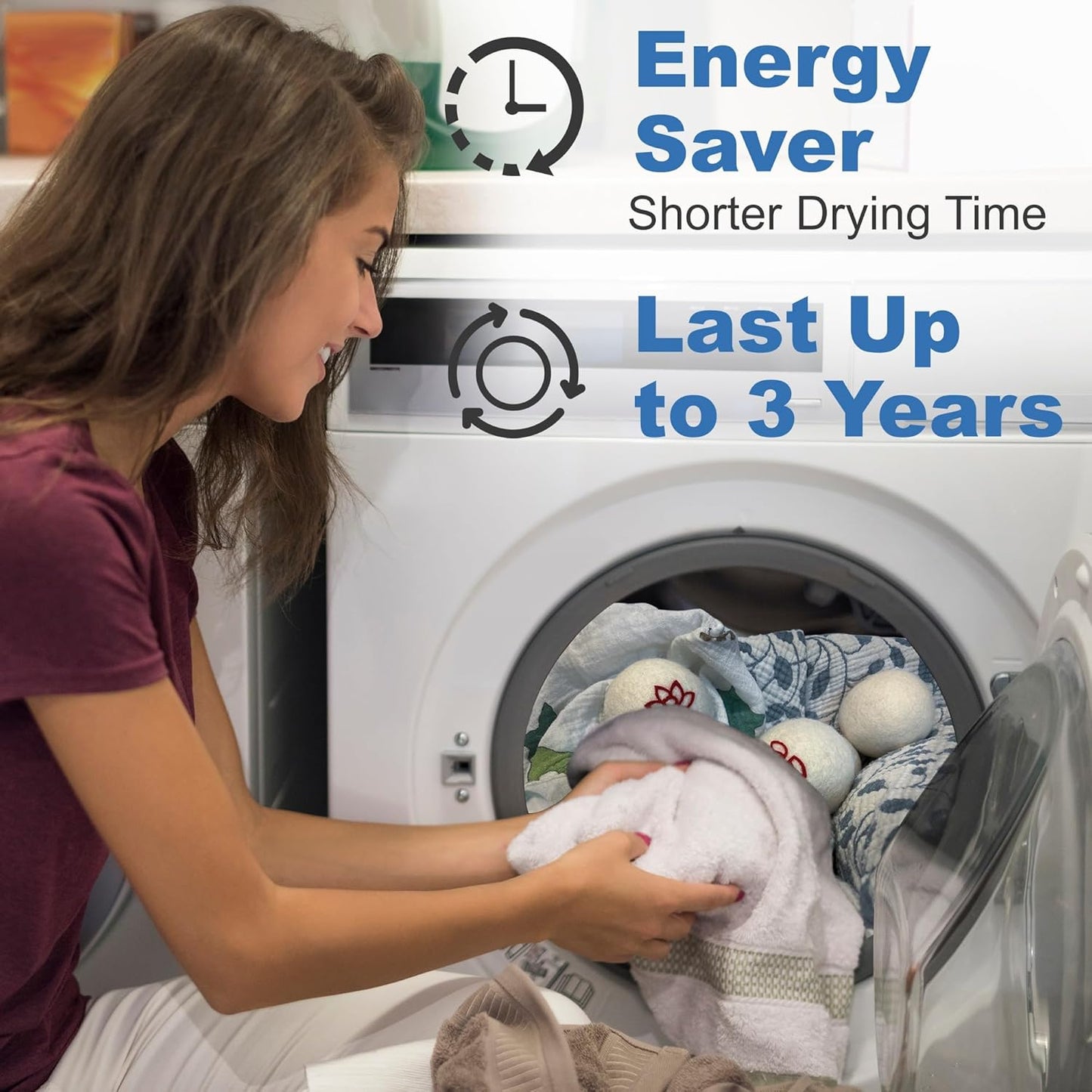 Wool Dryer Balls 3-pack