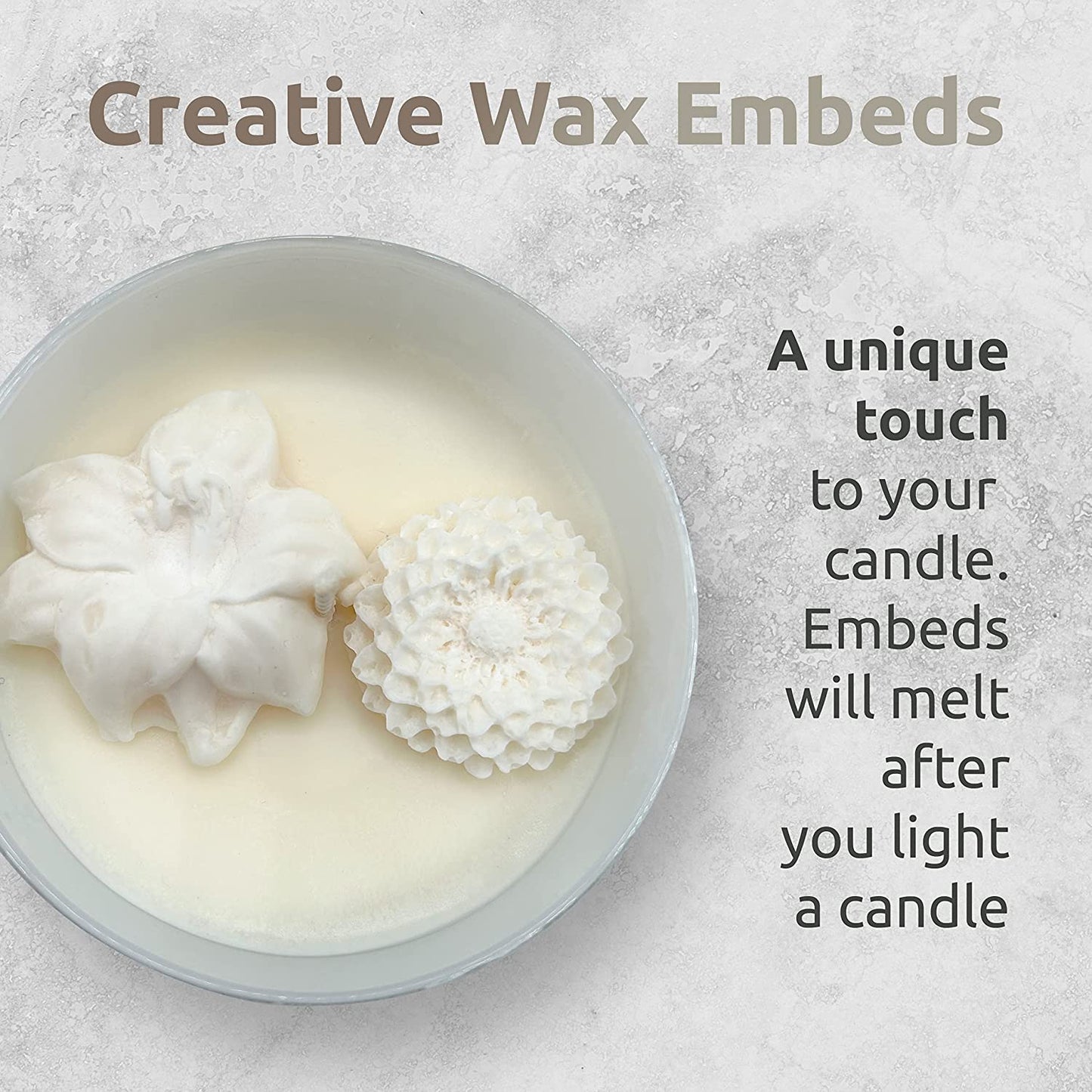 WHITE GARDENIA Soy Wax Candle in Glass Jar (10 oz)