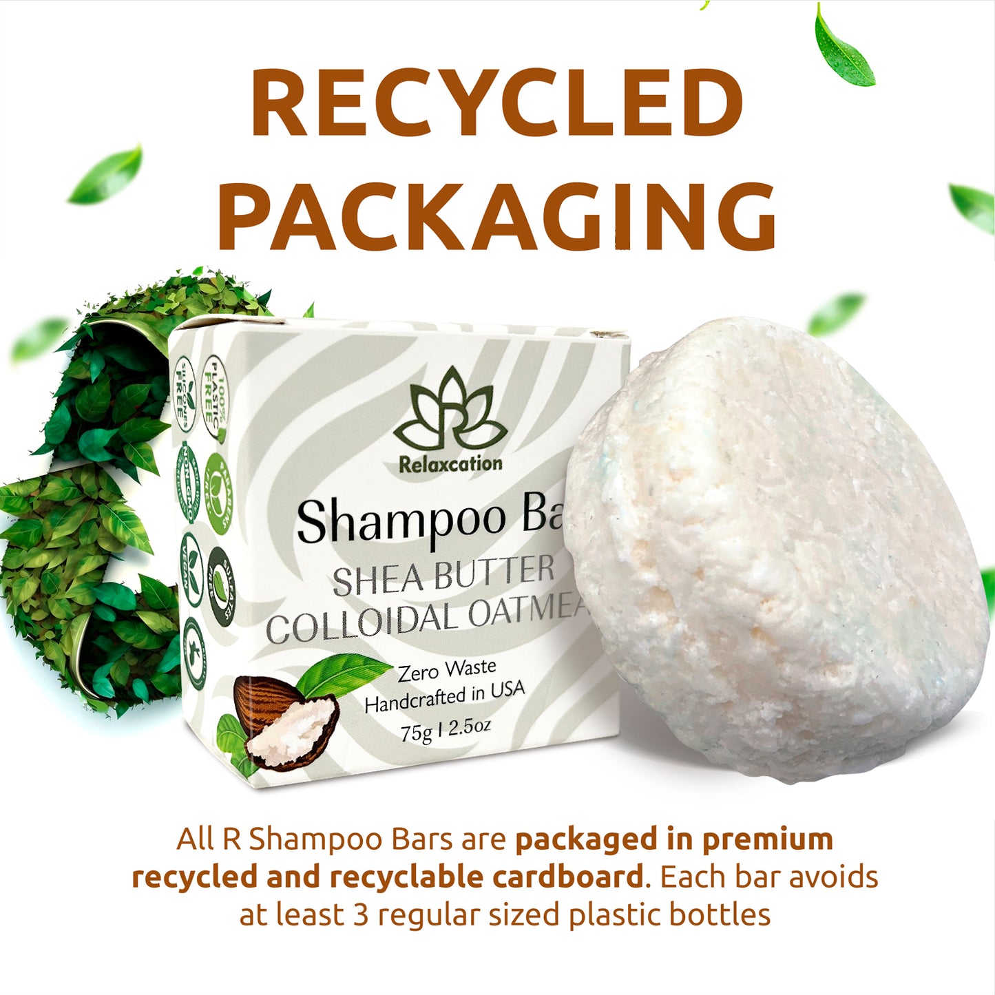 UNSCENTED Shampoo Bar for Damaged Hair