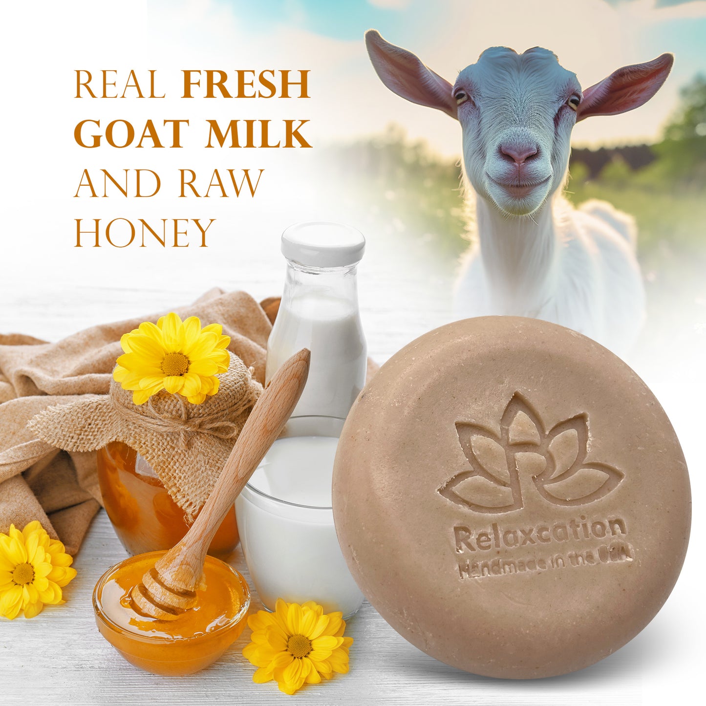 Goat Milk Soap Bar - Calming and Hypoallergenic