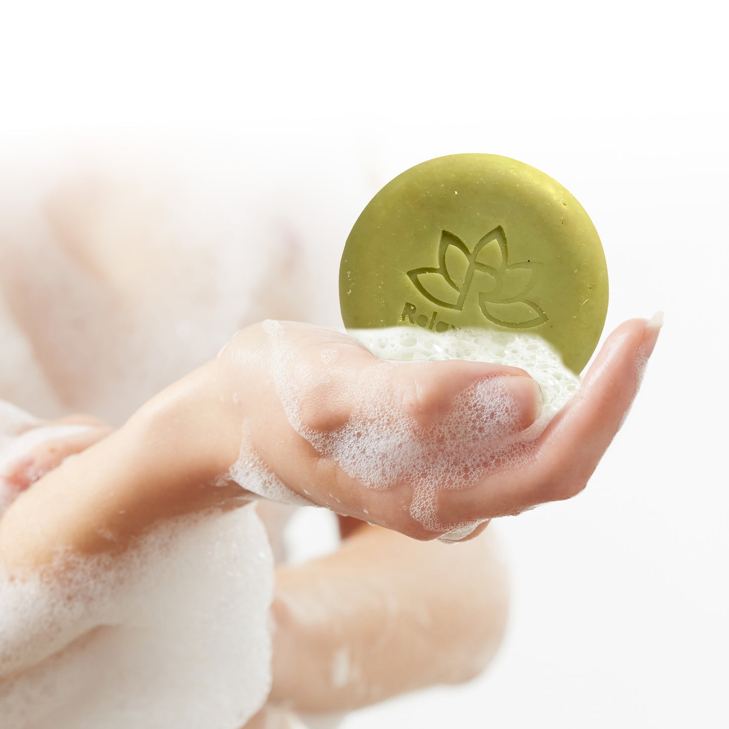 Natural Soap Bar with Olive Oil and Olive Leaves