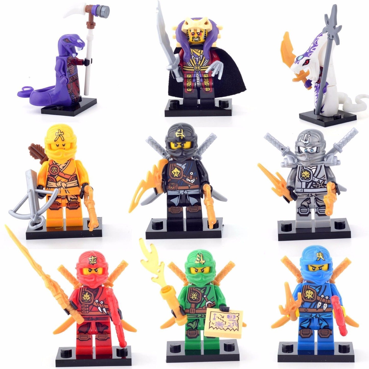 6 Bath Bombs For Kids with Ninja Toys Inside