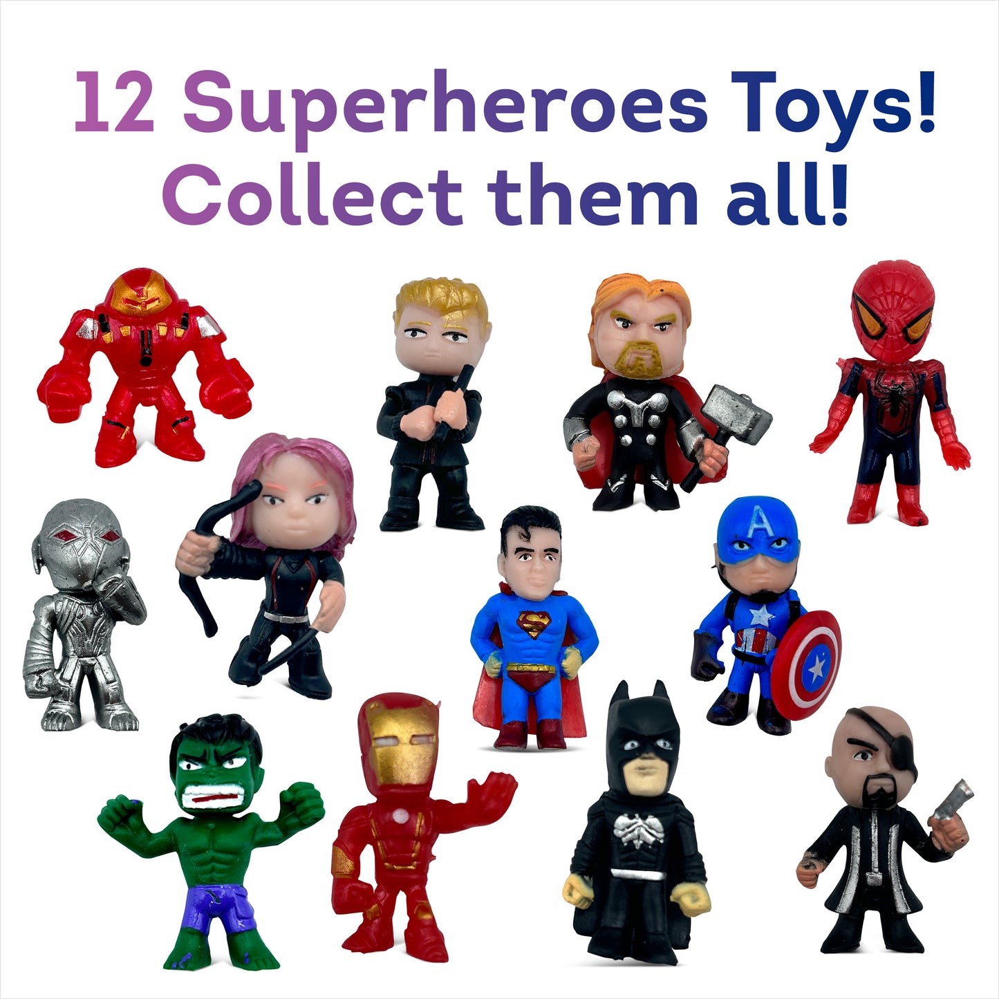 Bath Bombs for Kids with Surprise Cool SUPERHERO Toys Inside