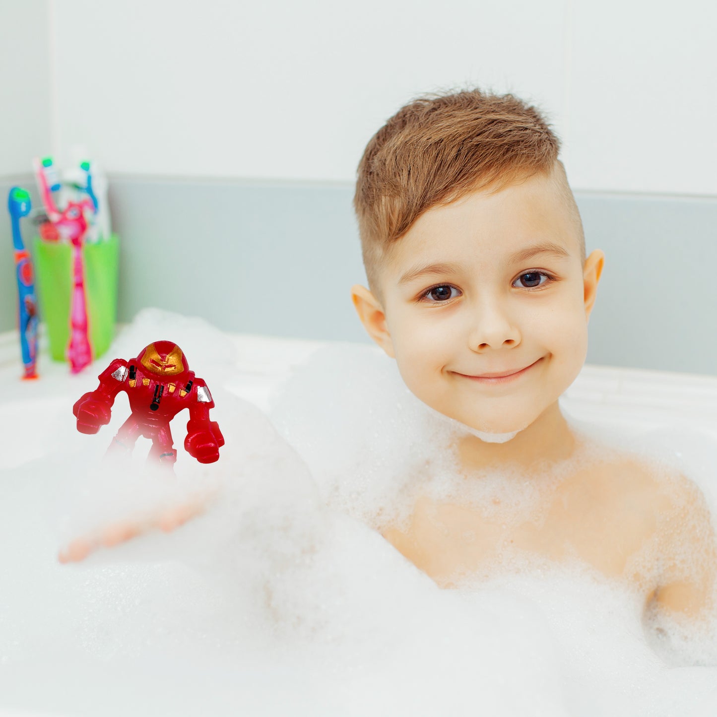 Bath Bombs for Kids with Surprise Cool SUPERHERO Toys Inside