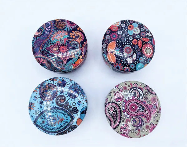 4 Soy Wax Candles in Tin Jars Gift Set (6 oz/each)