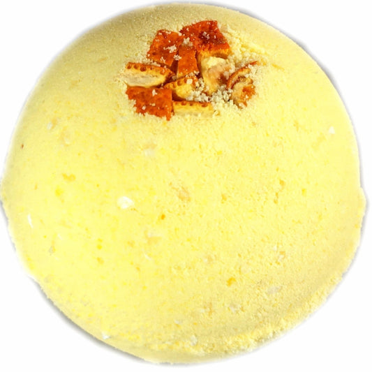 "Mango-Papaya" Organic Bath Bomb in kraft box - 5 oz