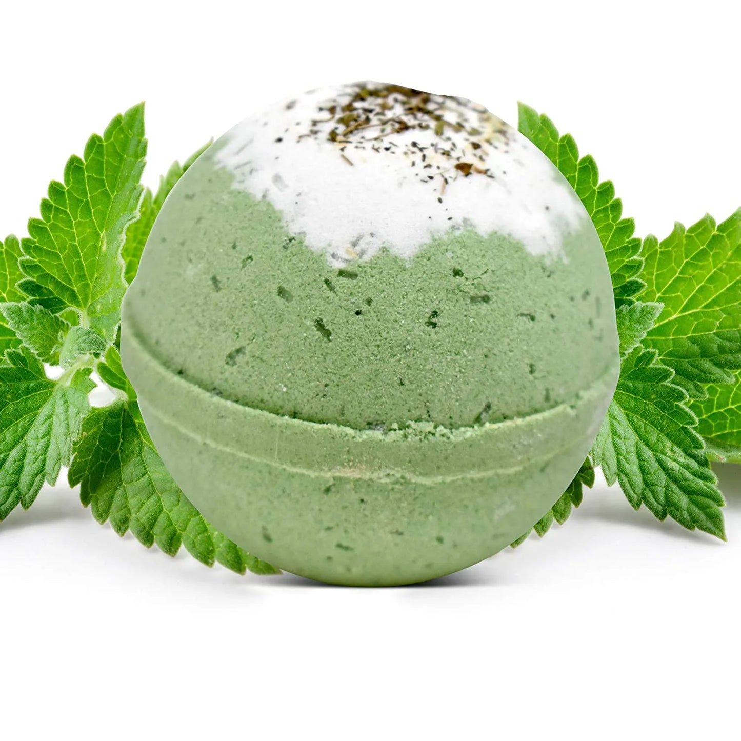 "Spearmint" Organic Bath Bomb in kraft box - 5 oz