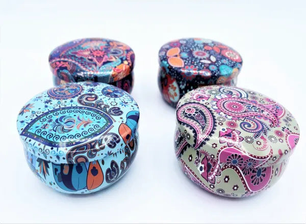 4 Soy Wax Candles in Tin Jars Gift Set (6 oz/each)