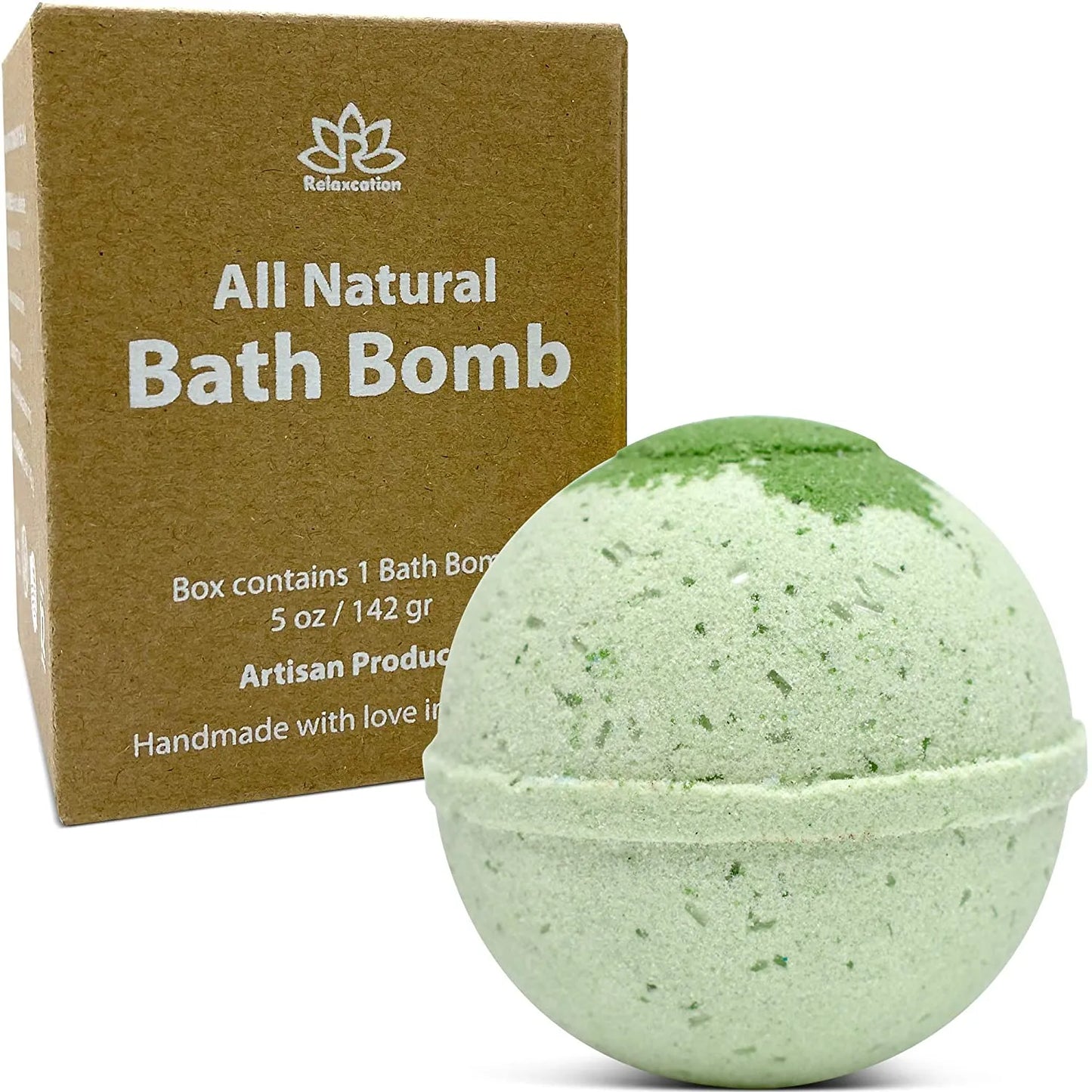 "Cedar Balsam" Organic Bath Bomb in kraft box - 5 oz