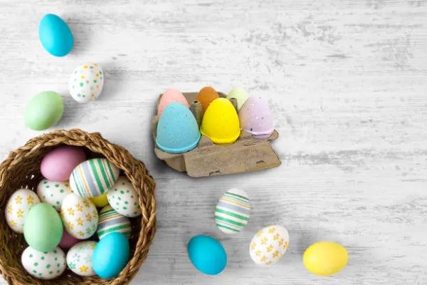 Easter Eggs Bath Bombs for Kids - 6 Pack Gift Set