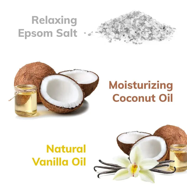 "Birthday Cake" Organic Bath Bomb in kraft box - 5 oz