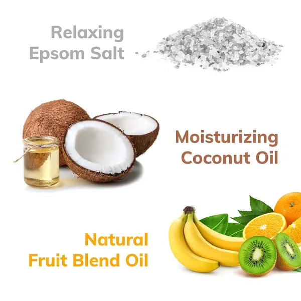 "Fruity Blend" Natural Bath Bomb in kraft box - 5 oz