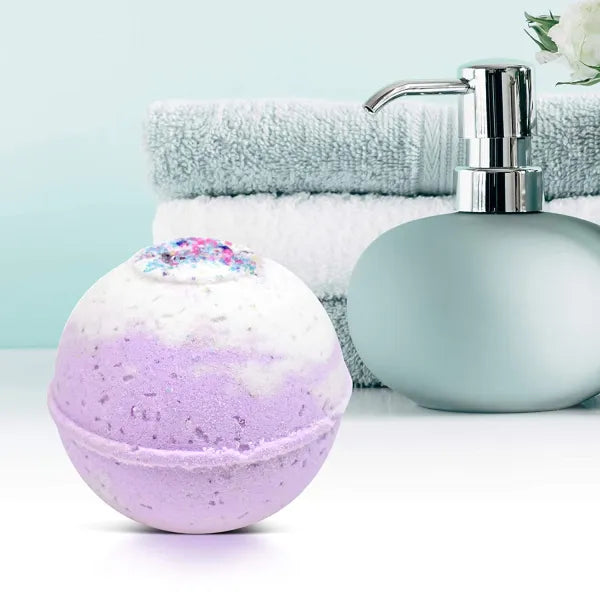 "Unicorn Poop" Organic Bath Bomb in kraft box - 5 oz