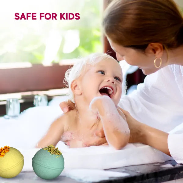 All-Natural Organic Bath Bombs - Relaxing 6 Set