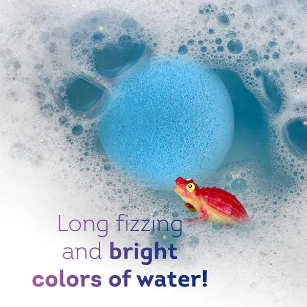 6 Bath Bombs for Kids with Funny Dinosaurs Toys
