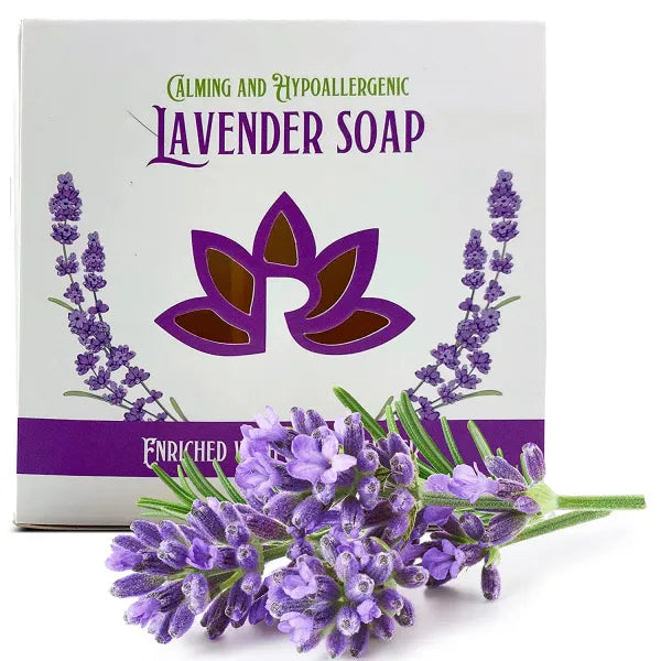 French LAVENDER SHEA BUTTER Natural Soap Bar