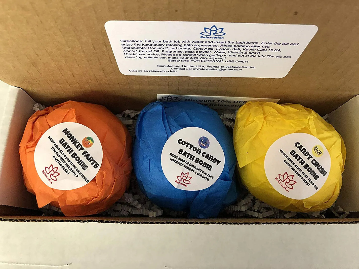 Big Bath Bombs for Kids with Surprise MOANA Toys Inside