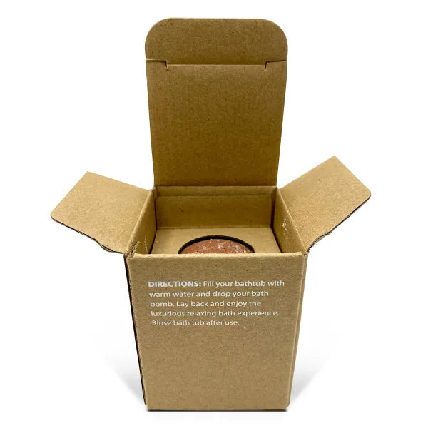"Frankincense" Organic Bath Bomb in kraft box - 5 oz