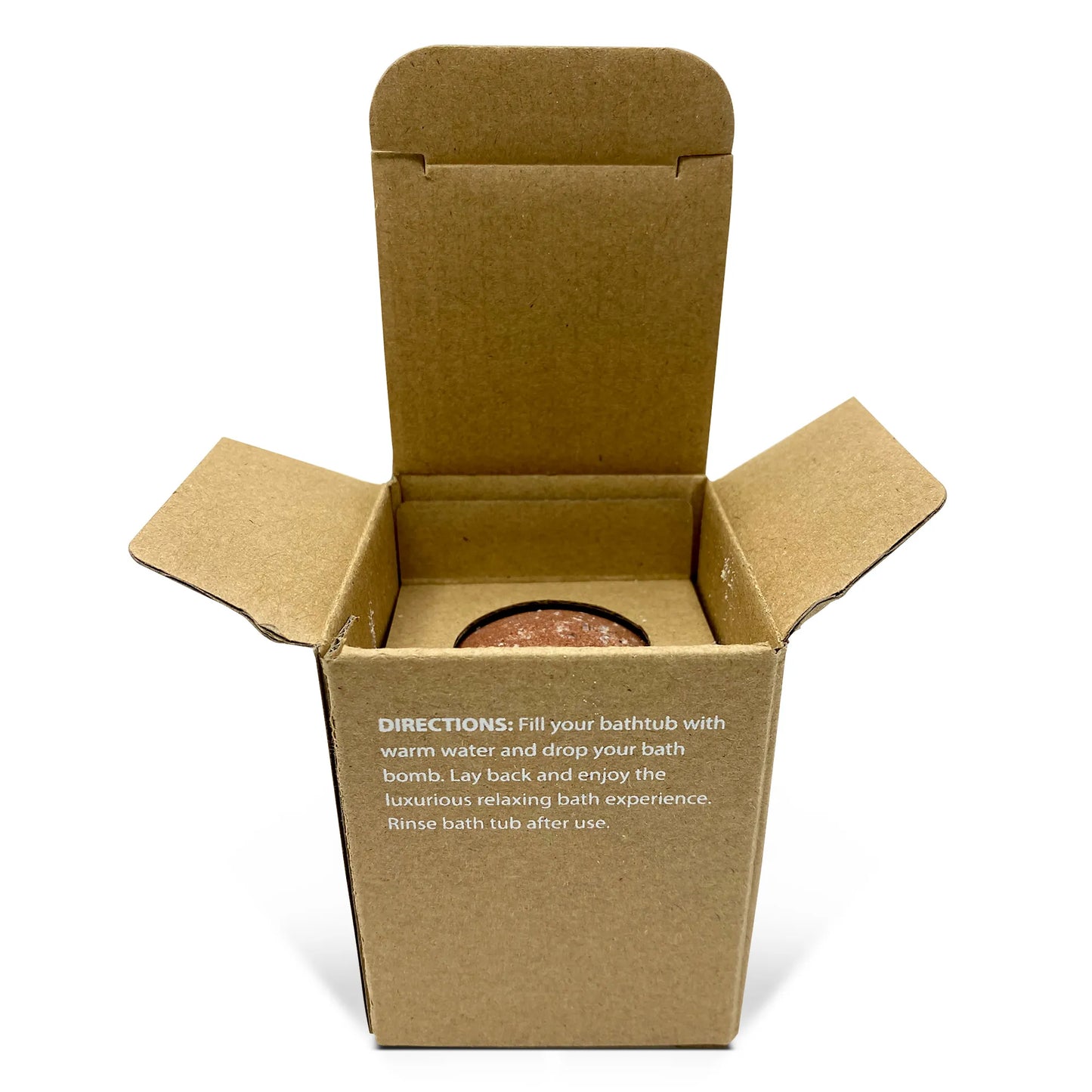 "Cedarwood" Organic Bath Bomb in kraft box - 5 oz