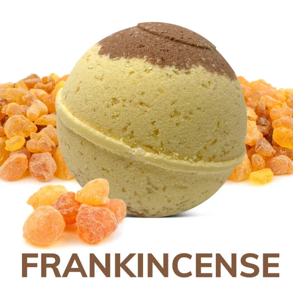 "Frankincense" Organic Bath Bomb in kraft box - 5 oz