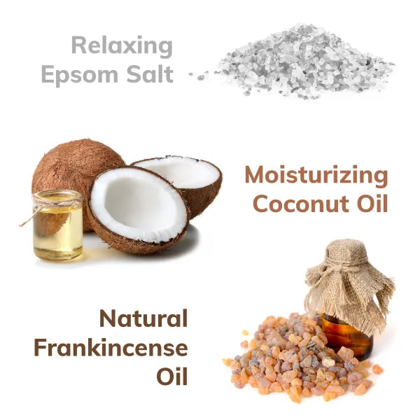 "Frankincense" Organic Bath Bomb in kraft box - 5 oz