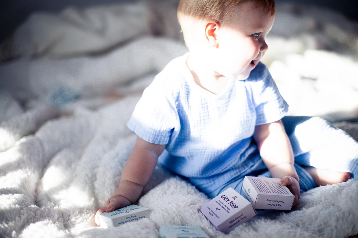 Lavender Chamomile Baby Soap Bars Set of 3