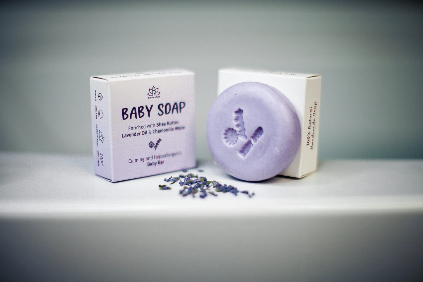 Lavender Chamomile Baby Soap Bars Set of 6