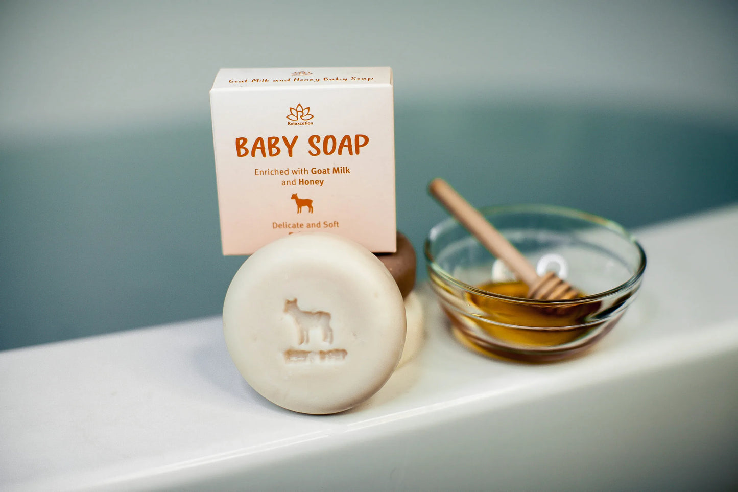 Organic Baby Soap Bar with Goat Milk and Honey