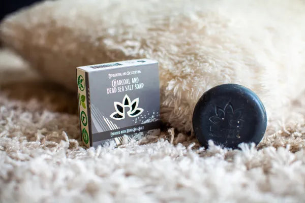 Black Charcoal Dead Sea Salt Soap