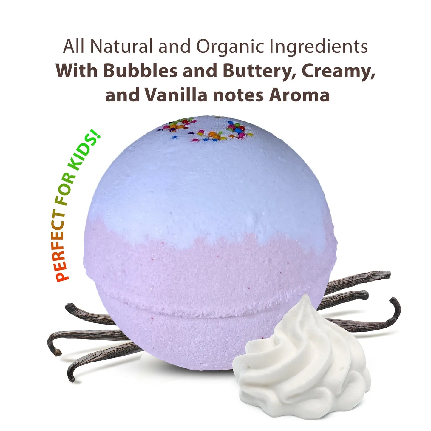 ICE CREAM Toy Bath Bomb for Kids with Surprise Inside