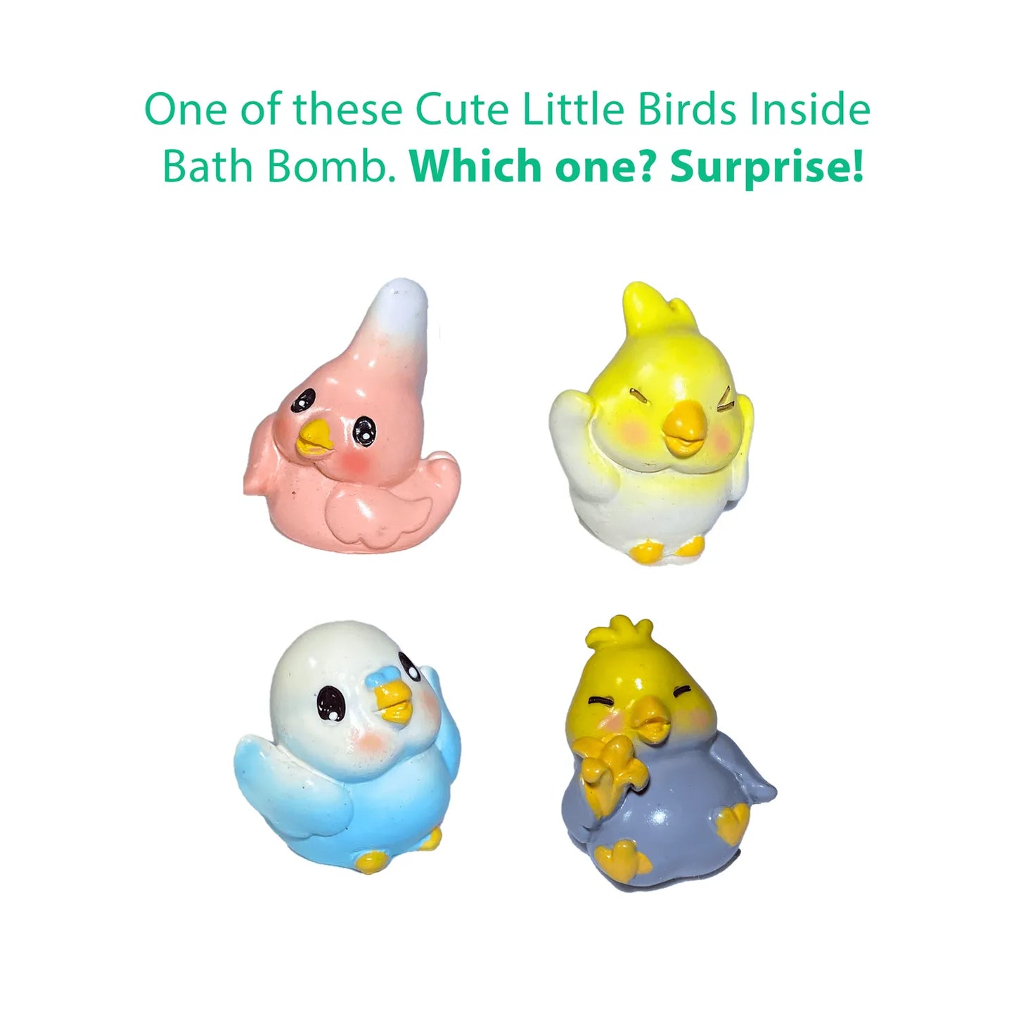 Little Bird Toy Bath Bomb for Kids with Surprise Inside