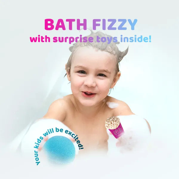 Bath Bombs for Kids with Surprise Fast Food Toys Inside